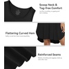 image:imageWiWi Womens Cooling Nightgowns Bamboo Viscose Sleeveless Sleep Shirts Super Soft Tank Night Dress Plus Size Sleepwear S4XAblack