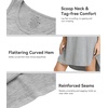 image:imageWiWi Womens Cooling Nightgowns Bamboo Viscose Sleeveless Sleep Shirts Super Soft Tank Night Dress Plus Size Sleepwear S4XAheather Grey
