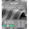 image:imageWiWi Womens Cooling Nightgowns Bamboo Viscose Sleeveless Sleep Shirts Super Soft Tank Night Dress Plus Size Sleepwear S4XAheather Grey Stripe