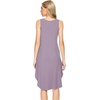 image:imageWiWi Womens Cooling Nightgowns Bamboo Viscose Sleeveless Sleep Shirts Super Soft Tank Night Dress Plus Size Sleepwear S4XAviolet