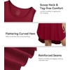 image:imageWiWi Womens Cooling Nightgowns Bamboo Viscose Sleeveless Sleep Shirts Super Soft Tank Night Dress Plus Size Sleepwear S4XAwine