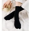 image:imageWiWi Womens Crew Socks Viscose Bamboo Casual Socks Super Soft Seamless Toe Sock Solid Cozy Calf Socks 6 PairsWhiteblack 6 Pairs