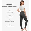 image:imageWiWi Womens Leggings Thermal Warm Underwear Pants Soft Long Johns Viscose from Bamboo Baselayer Pant SXXLBcharcoal Heather