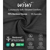 image:imageWiWi Womens Leggings Thermal Warm Underwear Pants Soft Long Johns Viscose from Bamboo Baselayer Pant SXXLBcharcoal Heather