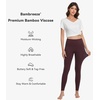 image:imageWiWi Womens Leggings Thermal Warm Underwear Pants Soft Long Johns Viscose from Bamboo Baselayer Pant SXXLBdeep Coffee