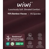 image:imageWiWi Womens Leggings Thermal Warm Underwear Pants Soft Long Johns Viscose from Bamboo Baselayer Pant SXXLBdeep Coffee