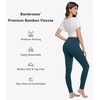 image:imageWiWi Womens Leggings Thermal Warm Underwear Pants Soft Long Johns Viscose from Bamboo Baselayer Pant SXXLBdeep Teal
