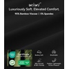 image:imageWiWi Womens Pajama Pants Bamboo Viscose Super Soft Wide Leg Palazzo Lounge Yoga Cooling Sleep Bottoms with Pockets SXXLAblack