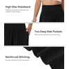 image:imageWiWi Womens Pajama Pants Bamboo Viscose Super Soft Wide Leg Palazzo Lounge Yoga Cooling Sleep Bottoms with Pockets SXXLAblack