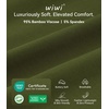 image:imageWiWi Womens Pajama Pants Bamboo Viscose Super Soft Wide Leg Palazzo Lounge Yoga Cooling Sleep Bottoms with Pockets SXXLAdark Army Green