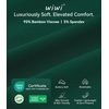 image:imageWiWi Womens Pajama Pants Bamboo Viscose Super Soft Wide Leg Palazzo Lounge Yoga Cooling Sleep Bottoms with Pockets SXXLAfence Green