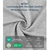 image:imageWiWi Womens Pajama Pants Bamboo Viscose Super Soft Wide Leg Palazzo Lounge Yoga Cooling Sleep Bottoms with Pockets SXXLAheather Grey