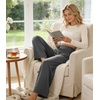 image:imageWiWi Womens Pajama Pants Bamboo Viscose Super Soft Wide Leg Palazzo Lounge Yoga Cooling Sleep Bottoms with Pockets SXXLAiron Grey