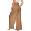 image:imageWiWi Womens Pajama Pants Bamboo Viscose Super Soft Wide Leg Palazzo Lounge Yoga Cooling Sleep Bottoms with Pockets SXXLAkhaki
