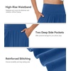 image:imageWiWi Womens Pajama Pants Bamboo Viscose Super Soft Wide Leg Palazzo Lounge Yoga Cooling Sleep Bottoms with Pockets SXXLAprussian Blue