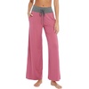 image:imageWiWi Womens Pajama Pants Bamboo Viscose Super Soft Wide Leg Palazzo Lounge Yoga Cooling Sleep Bottoms with Pockets SXXLBpale Violet Red