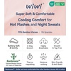 image:imageWiWi Womens Pajama Set Button Down Sleepwear Soft Bamboo Viscose Loungewear with Pockets 2 Piece PJ Sleepwear SXXLAcream Pink