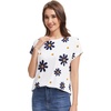 image:imageWiWi Womens Pajama Tops Soft Crew Neck Sleep Shirt Loose Short Sleeves TShirt Viscose from Bamboo SXXLDaisy
