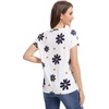image:imageWiWi Womens Pajama Tops Soft Crew Neck Sleep Shirt Loose Short Sleeves TShirt Viscose from Bamboo SXXLDaisy