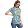 image:imageWiWi Womens Pajama Tops Soft Crew Neck Sleep Shirt Loose Short Sleeves TShirt Viscose from Bamboo SXXLDatura