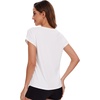 image:imageWiWi Womens Pajama Tops Soft Crew Neck Sleep Shirt Loose Short Sleeves TShirt Viscose from Bamboo SXXLRaw White