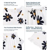 image:imageWiWi Womens Pajamas Set Bamboo Viscose Super Soft Short Sleeve Top Ruffle Shorts Sleepwear Cooling Pj Sets SXXLAdaisy