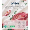 image:imageWiWi Womens Pajamas Set Bamboo Viscose Super Soft Short Sleeve Top Ruffle Shorts Sleepwear Cooling Pj Sets SXXLApink Rose on White