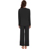 image:imageWiWi Womens Pajamas Set Sleepwear Loungewear Long Sleeve Pajama Sets Soft Pjs Viscose from Bamboo 2 Piece PJ SXXLAblack