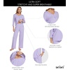 image:imageWiWi Womens Pajamas Set Sleepwear Loungewear Long Sleeve Pajama Sets Soft Pjs Viscose from Bamboo 2 Piece PJ SXXLDtaro Purple