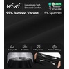 image:imageWiWi Womens Tracksuit Set Viscose from Bamboo Loungewear 2 Piece Outfit Long Pants Jogger Sets SXXLAblack