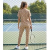 image:imageWiWi Womens Tracksuit Set Viscose from Bamboo Loungewear 2 Piece Outfit Long Pants Jogger Sets SXXLAbrown Leopard