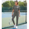 image:imageWiWi Womens Tracksuit Set Viscose from Bamboo Loungewear 2 Piece Outfit Long Pants Jogger Sets SXXLAcharcoal
