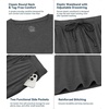 image:imageWiWi Womens Tracksuit Set Viscose from Bamboo Loungewear 2 Piece Outfit Long Pants Jogger Sets SXXLAcharcoal Heather