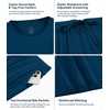 image:imageWiWi Womens Tracksuit Set Viscose from Bamboo Loungewear 2 Piece Outfit Long Pants Jogger Sets SXXLAink Blue