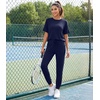 image:imageWiWi Womens Tracksuit Set Viscose from Bamboo Loungewear 2 Piece Outfit Long Pants Jogger Sets SXXLAnavy