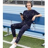 image:imageWiWi Womens Tracksuit Set Viscose from Bamboo Loungewear 2 Piece Outfit Long Pants Jogger Sets SXXLAnavy Stars