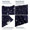 image:imageWiWi Womens Tracksuit Set Viscose from Bamboo Loungewear 2 Piece Outfit Long Pants Jogger Sets SXXLAnavy Stars