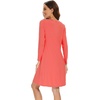 image:imageWiWi Womens Viscose from Bamboo Nightgowns Long Sleeve Cooling Crewneck Sleepshirts Casual Gown Super Soft Sleep Shirt SXXLAcoral