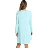 image:imageWiWi Womens Viscose from Bamboo Nightgowns Long Sleeve Cooling Crewneck Sleepshirts Casual Gown Super Soft Sleep Shirt SXXLBaqua