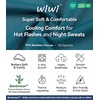 image:imageWiWi Womens Viscose from Bamboo Nightgowns Long Sleeve Cooling Crewneck Sleepshirts Casual Gown Super Soft Sleep Shirt SXXLBdark Teal