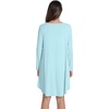 image:imageWiWi Womens Viscose from Bamboo Nightgowns Long Sleeve Cooling Crewneck Sleepshirts Casual Gown Super Soft Sleep Shirt SXXLFaqua