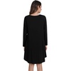 image:imageWiWi Womens Viscose from Bamboo Nightgowns Long Sleeve Cooling Crewneck Sleepshirts Casual Gown Super Soft Sleep Shirt SXXLFblack