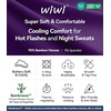 image:imageWiWi Womens Viscose from Bamboo Nightgowns Long Sleeve Cooling Crewneck Sleepshirts Casual Gown Super Soft Sleep Shirt SXXLFdark Purple