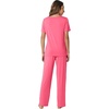 image:imageWiWi Womens Viscose from Bamboo Pajamas Set 2 Piece Soft Top with Long Pants Pjs Sleepwear Lightweight Loungewear Sets SXXLAhot Pink