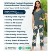 image:imageWiWi Womens Viscose from Bamboo Pajamas Set Short Sleeve Top with Pants Pjs Soft V Neck Sleepwear Lightweight Loungewear S3XAgreenFloral