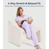 image:imageWiWi Womens Viscose from Bamboo Pajamas Set Short Sleeve Top with Pants Pjs Soft V Neck Sleepwear Lightweight Loungewear S3XAtaro Purple