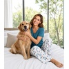 image:imageWiWi Womens Viscose from Bamboo Pajamas Set Short Sleeve Top with Pants Pjs Soft V Neck Sleepwear Lightweight Loungewear S3XDgreen