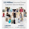 image:imageWiWi Womens Wide Leg Capri Pants Viscose from Bamboo Palazzo Lounge Bottoms with Pockets High Waist Pajama Bottom SXXLBlack