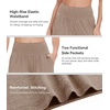 image:imageWiWi Womens Wide Leg Capri Pants Viscose from Bamboo Palazzo Lounge Bottoms with Pockets High Waist Pajama Bottom SXXLCamel