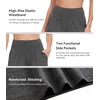 image:imageWiWi Womens Wide Leg Capri Pants Viscose from Bamboo Palazzo Lounge Bottoms with Pockets High Waist Pajama Bottom SXXLDark Heather Grey
